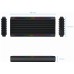 CAJA EXTERNA SSD M.2 TOOQ NGFF/NVMe "SHINOBI", USB-C, RGB NEGRA