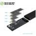 CAJA EXTERNA SSD M.2 TOOQ NGFF/NVMe "SHINOBI", USB-A, RGB NEGRA