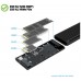 CAJA EXTERNA SSD M.2 TOOQ NGFF/NVMe "SHINOBI", USB-C, RGB NEGRA
