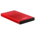 CAJA EXTERNA 2.5" SATA TOOQ ROJA USB 3.0 / 3.1