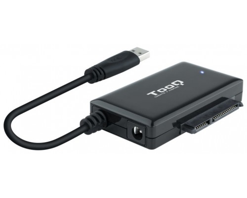 ADAPTADOR TOOQ USB 3.0 USB-A A SATA 2.5"&3.5" CON ALIMENTADOR