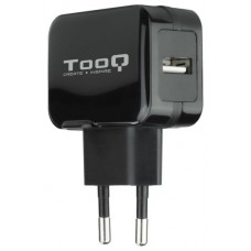 CARGADOR TOOQ USB 5V 2.4 A NEGRO