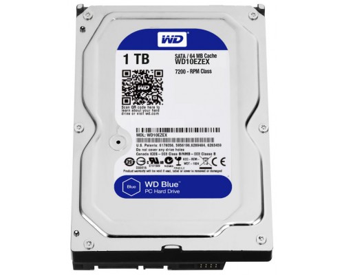 HD 3.5" 1TB WESTERN DIGITAL SATA 3 BLUE 7200